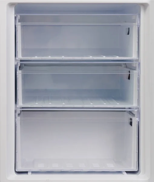 Compartimento do congelador do refrigerador — Fotografia de Stock