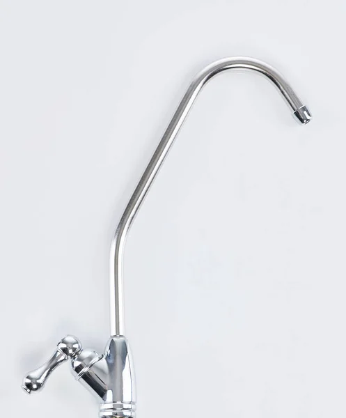 Metal mutfak musluğu — Stok fotoğraf