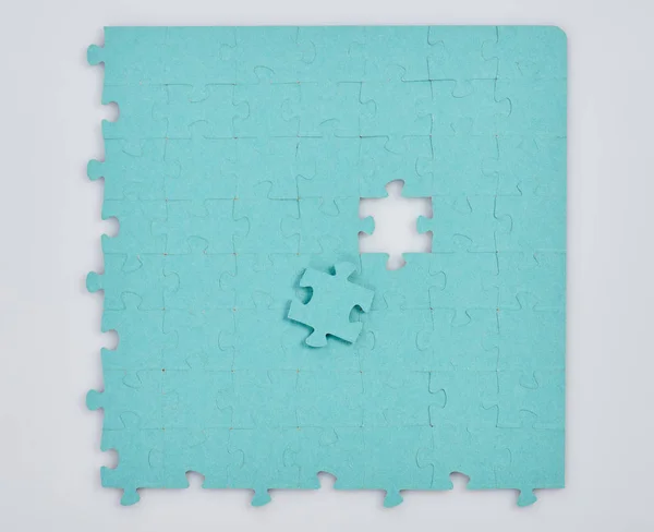 Passendes Puzzle-Spielteil — Stockfoto