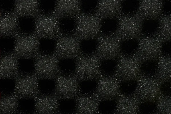 Superfície de espuma de áudio preto — Fotografia de Stock