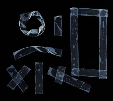 Beyaz viski parçaları seti.