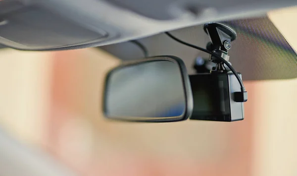 Zwarte dashcam videorecorder — Stockfoto