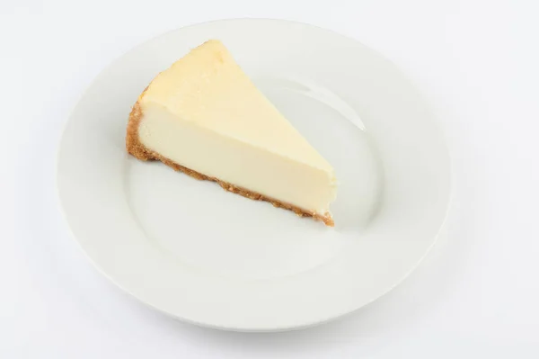 Piece of sweet cheese cake — Stock Photo, Image