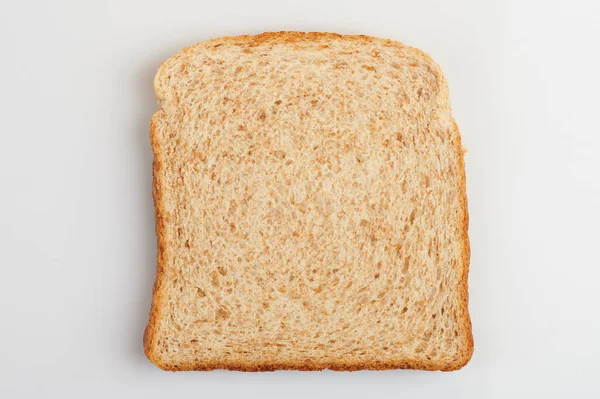 Négyzet alakú fehér kenyérszelet — Stock Fotó