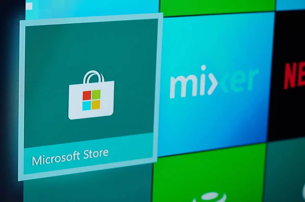 Microsoft store app für xbox — Stockfoto