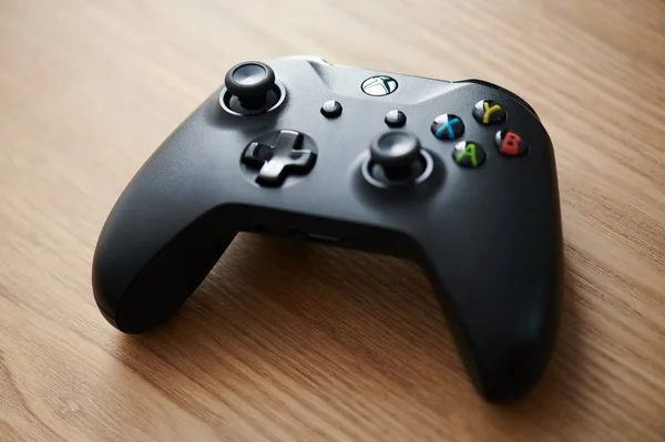 Black color xbox game pad — Stock Photo, Image