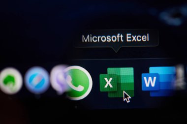 New York, Usa - 13 Mart 2020: Microsoft ofis geliştirme programı başlatılıyor