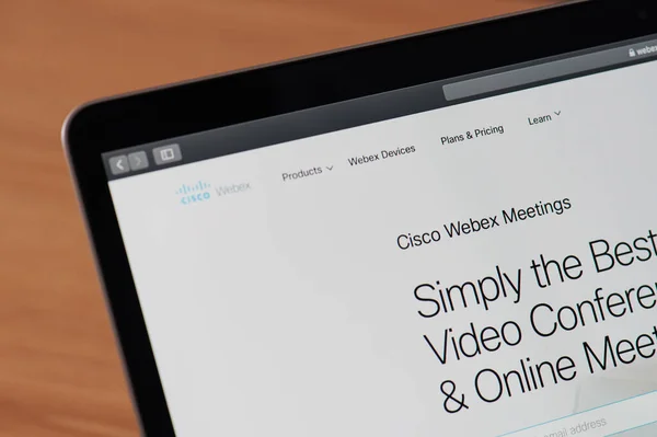 New York Usa March 2020 Cisco Webex Meeting Products Icon — 스톡 사진