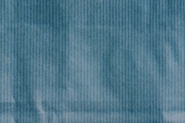 Rugas Azul Tira Papel Textura Fundo Macro Vista — Fotografia de Stock