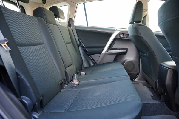 Close Clean Car Seat Empty Back Car — Stock Photo, Image