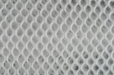 Yeni beyaz hava filtresi dokusu makro yakın görünüm