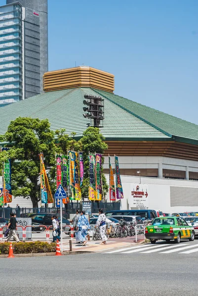 Sumo templom Tokió Ryukoku Kukogikan — Stock Fotó