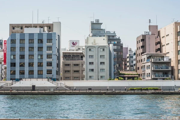 Ryogoku Bridge over the Sumida-gawa in Tokyo — Stockfoto