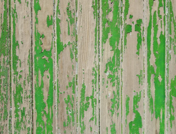 Old wood board painted green — Stock Photo, Image