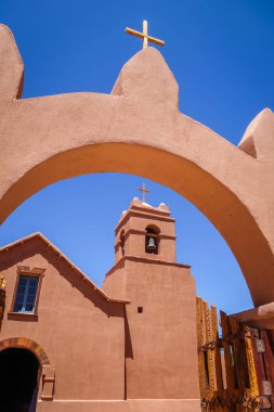 Kilisede San Pedro de Atacama, Chile