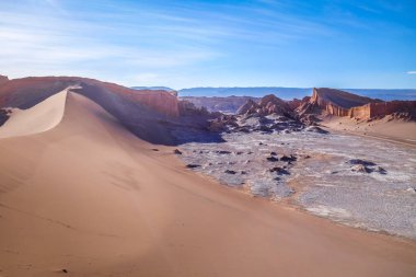 Sand dunes in Valle de la Luna, San Pedro de Atacama, Chile