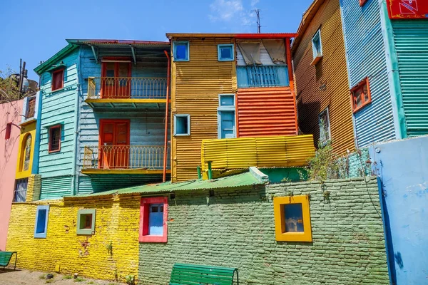 Casas coloridas en Buenos Aires, Argentina —  Fotos de Stock