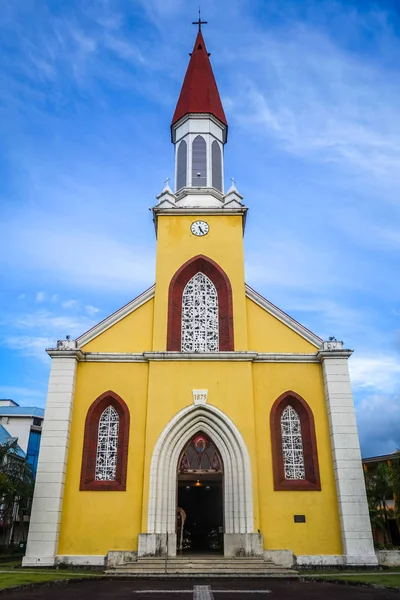 帕皮提市大教堂，大溪地岛 — 图库照片