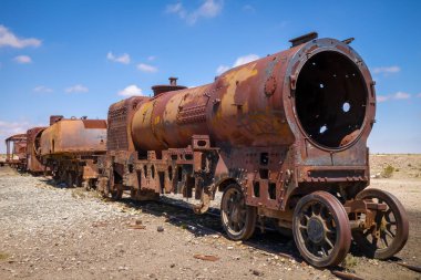 Tren mezarlığı Uyuni, Bolivya
