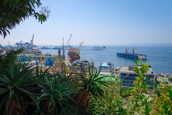 Valparaiso harbor, Chile — Stock Photo, Image