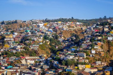 Valparaiso cityscape, Şili