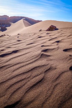 Sand dunes in Valle de la Luna, San Pedro de Atacama, Chile