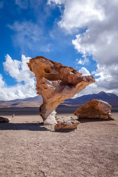 Arbol de Piedra in Siloli desert, sud Lipez reserva, Bolivia — Stock Photo, Image