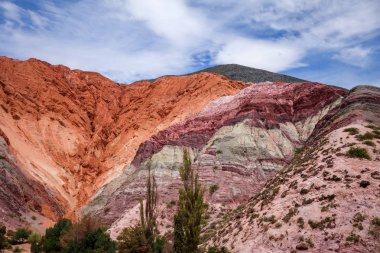 Purmamarca, hill of the seven colours, Argentina clipart