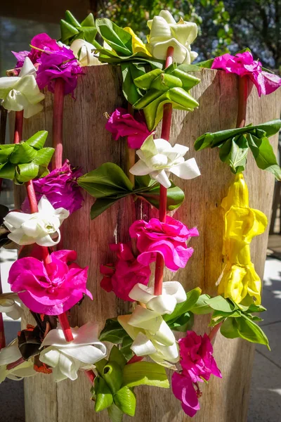 Polynesische bloem ketting — Stockfoto