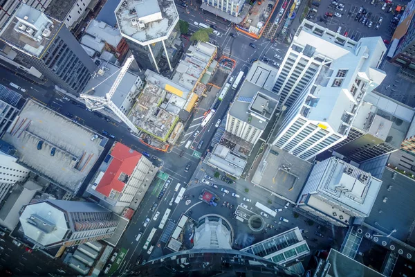 Auckland edifici vista aerea, Nuova Zelanda — Foto Stock