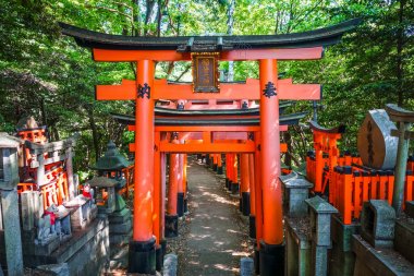 Fushimi Inari Taisha yakın, Kyoto, Japonya