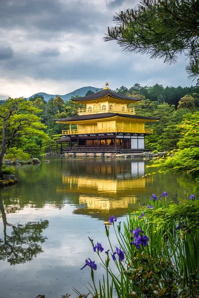 Tempio d'oro di Kinkaku-ji, Kyoto, Giappone — Foto Stock