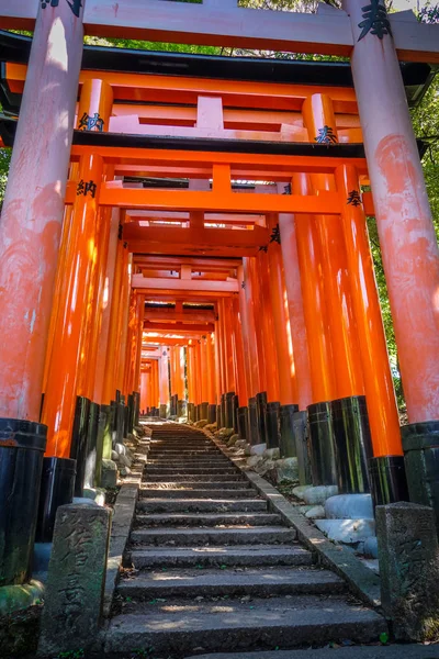 伏见 Inari 吉大社牌坊，京都日本 — 图库照片