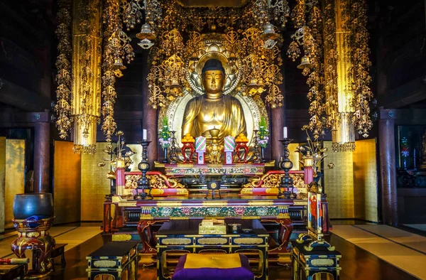Golden Buddha w Świątynia Chion-In, Kioto, Japonia — Zdjęcie stockowe