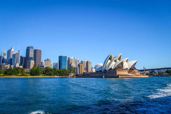 Centro da cidade de Sydney e Opera House, Austrália — Fotografia de Stock