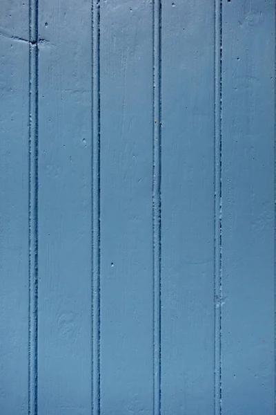 Vieux panneau de bois peint en bleu — Photo