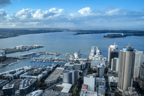 Auckland vista aérea, Nova Zelândia — Fotografia de Stock