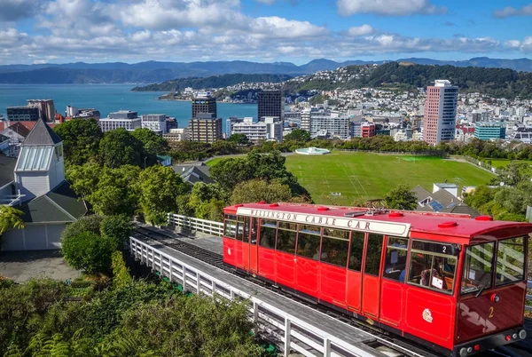 Wellington city cable car, New Zealand — Stock Photo, Image