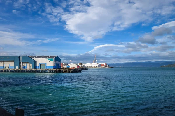 Wellington hamn docks, Nya Zeeland — Stockfoto