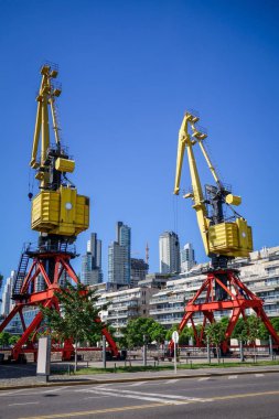 Construction crane, Puerto Madero, Buenos Aires
