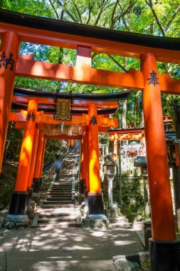 Fushimi Inari Taisha yakın, Kyoto, Japonya