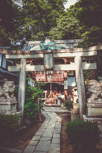 일본, 교토, 기온인 신전 정원 — 스톡 사진
