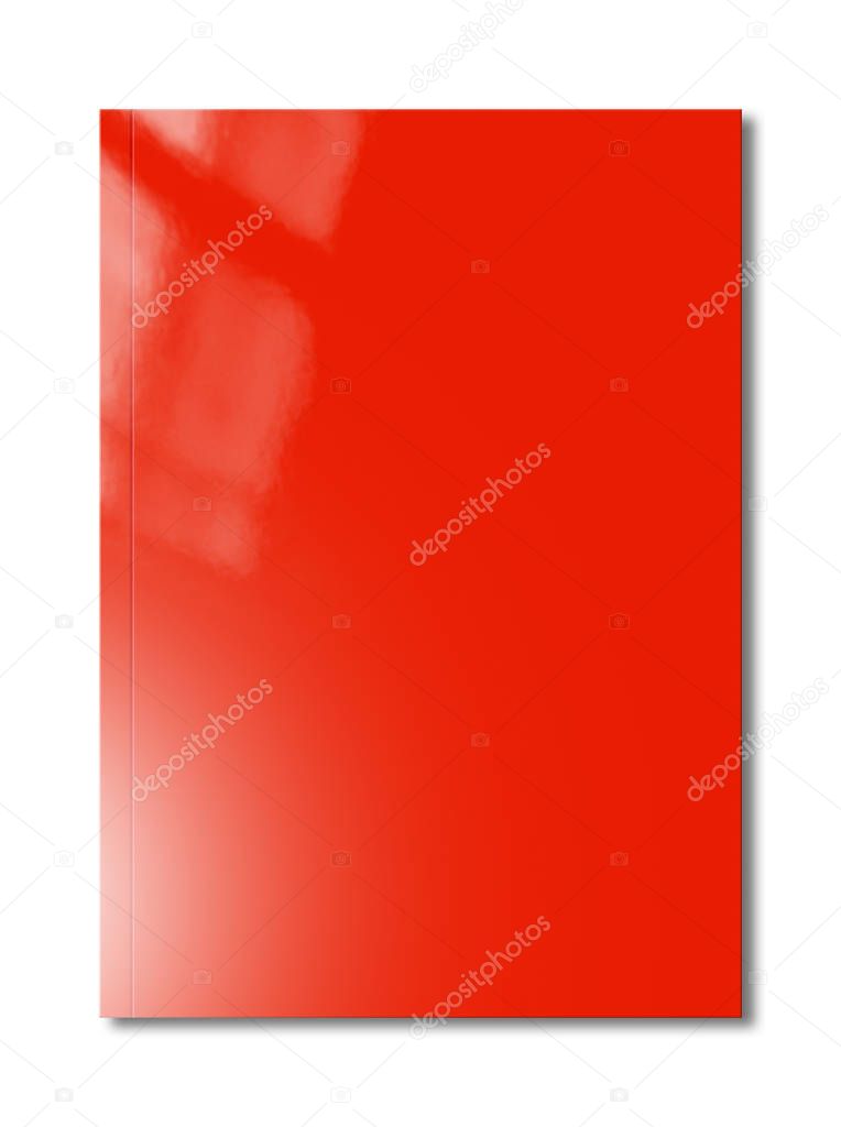 Red Booklet cover template