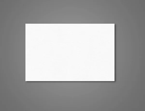 Plantilla de maqueta de tarjeta de visita en blanco — Foto de Stock