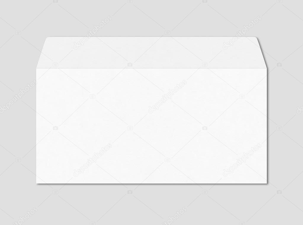 White enveloppe mockup template