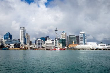 Auckland görünümü denizden, Yeni Zelanda