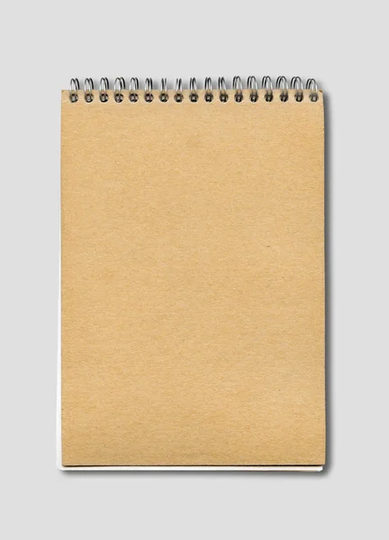 Spiral closed notebook mockup — Stock Photo, Image