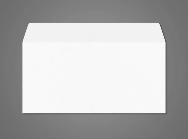 Шаблон макету білого конверта — стокове фото