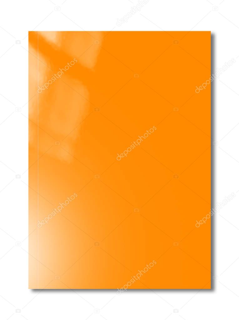 Orange Booklet cover template