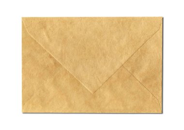 Kahverengi kağıt branda mockup şablonu